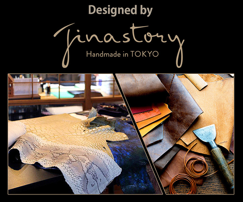 ABBI SIGNATURE『イタリアンレザー クロコダイアリーケース』は革のアトリエ工房として定評のあるJinastoryが企画・監修をしています