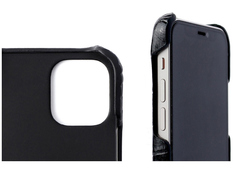 ABBI SIGNATURE『クロコバックカバーケース』は丁寧なコバ処理