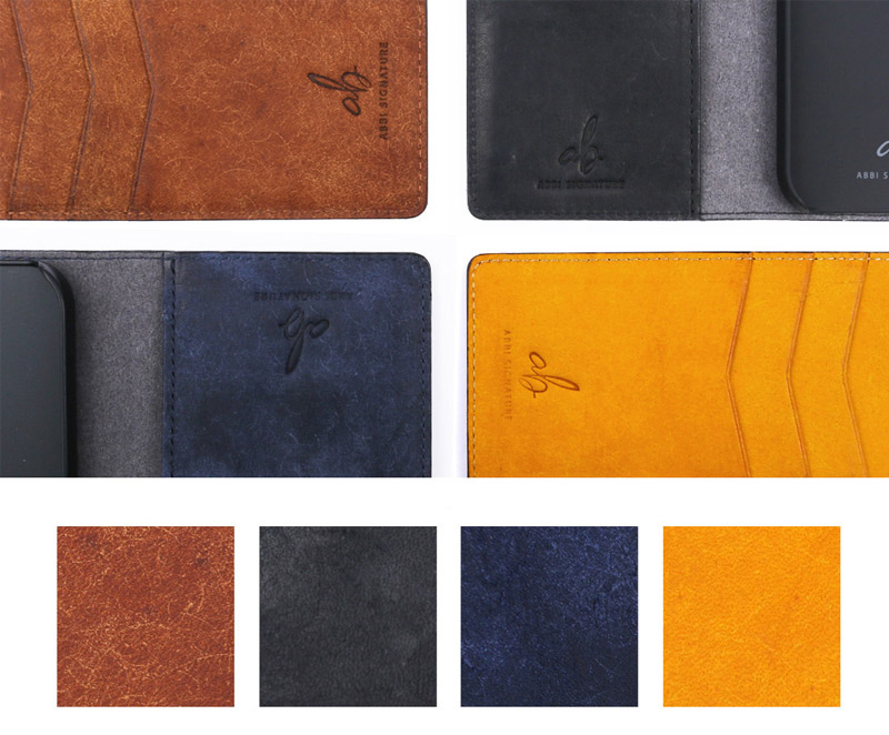 同じ革でも牛の個体によって質感やしわ・シボの状態が異なります。天然素材ならではの個体差となりますのであらかじめご了承くださいませ。