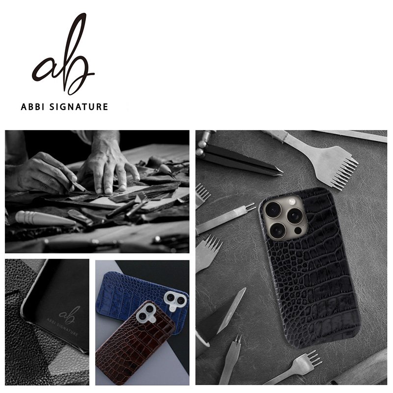 MagSafe対応 LIPARI イタリアンレザー バックカバー