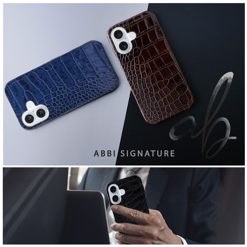 MagSafe対応 LIPARI イタリアンレザー バックカバー