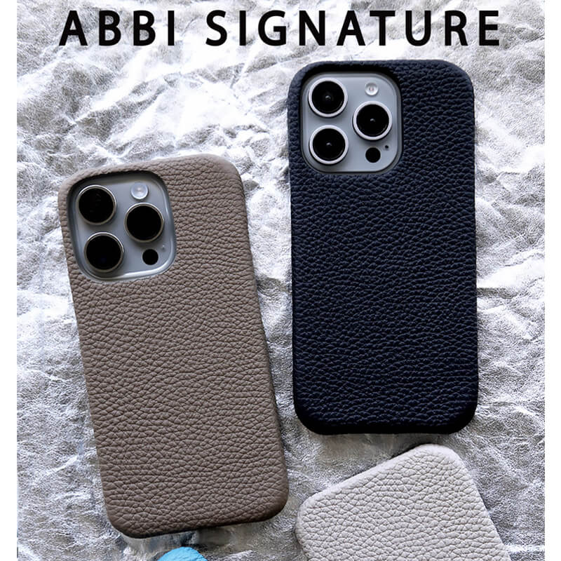 ABBI SIGNATURE シュランケンカーフレザー　