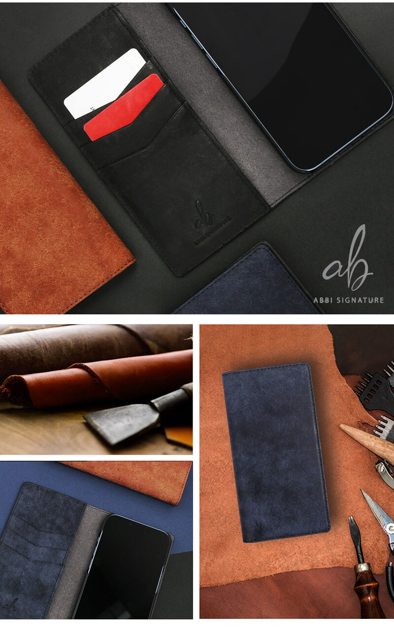 イタリアンレザー MagSafe対応 ダイアリーケース