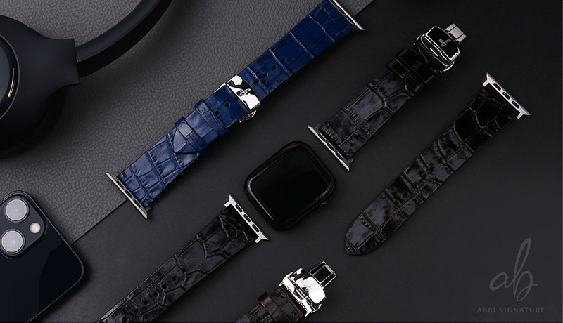 ABBI SIGNATUREのAppleWatchバンドは高級感を演出