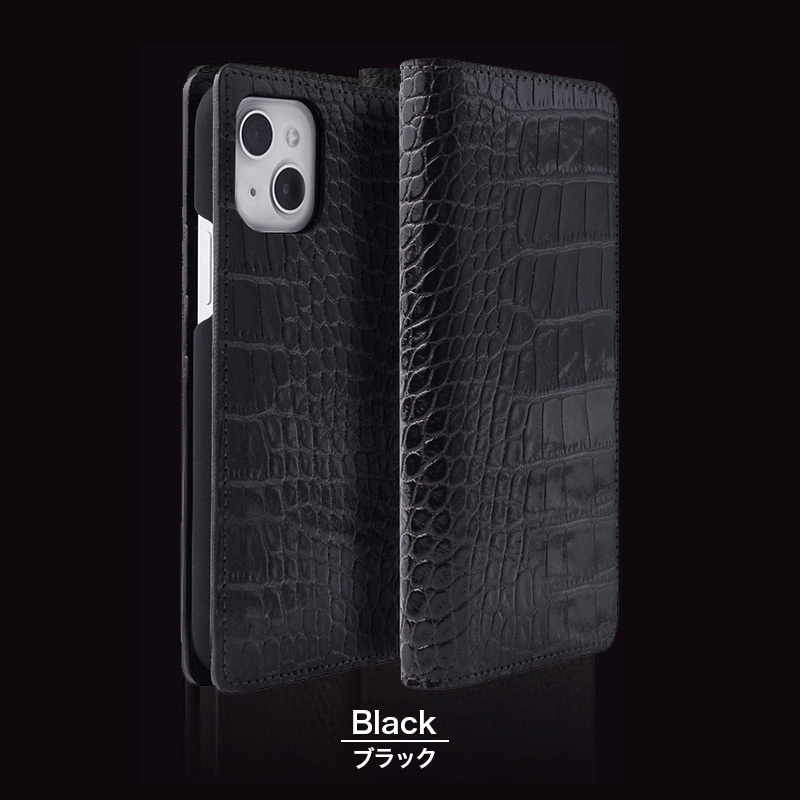 ABBI SIGNATURE『イタリアンレザー クロコダイアリーケース』