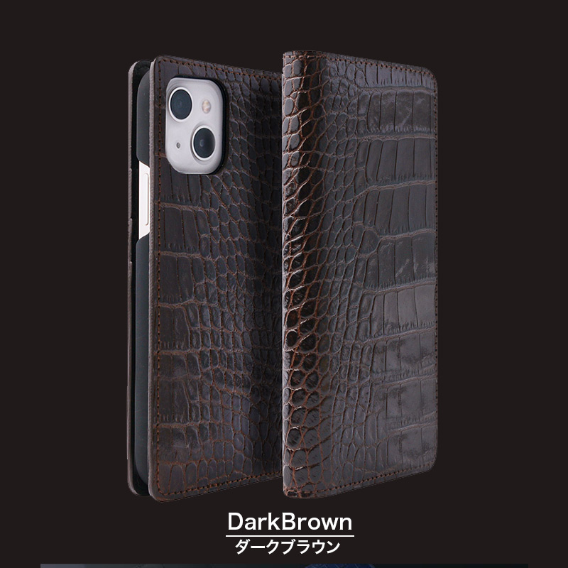 ABBI SIGNATURE『イタリアンレザー クロコダイアリーケース』