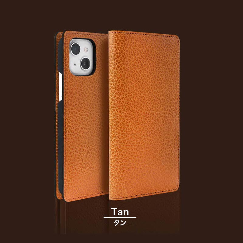 イタリアンレザー「BELUGA」iPhoneケース、タン