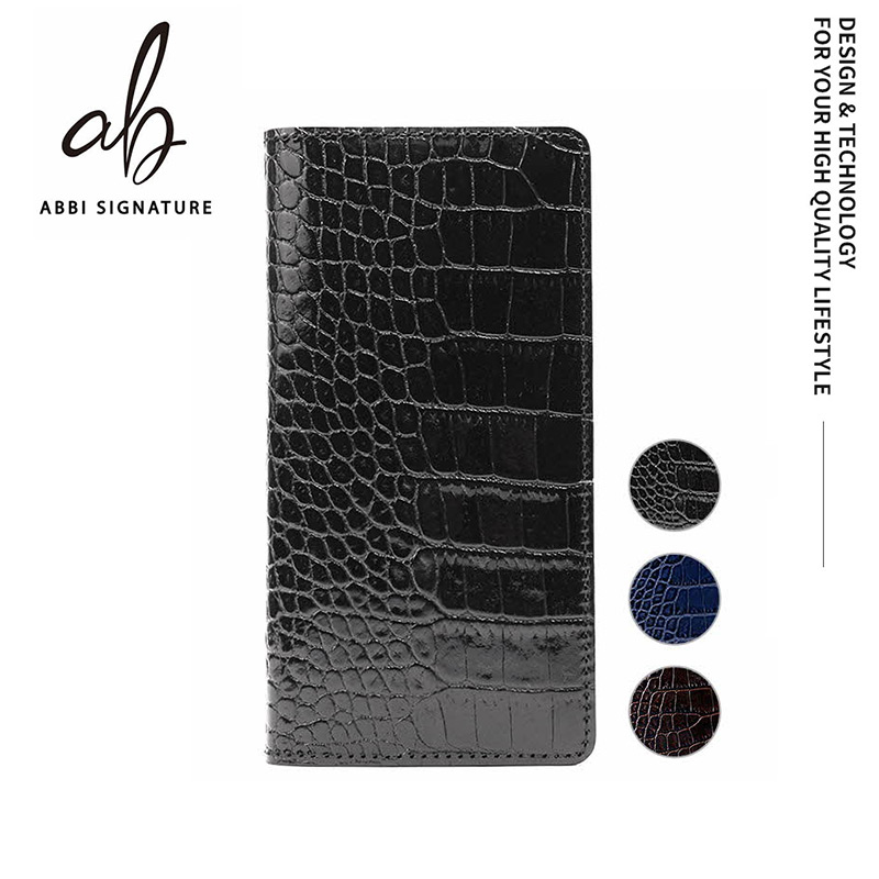 ABBI SIGNATURE『イタリアンレザー クロコダイアリーケース』