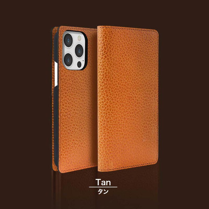 イタリアンレザー「BELUGA」iPhoneケース、タン
