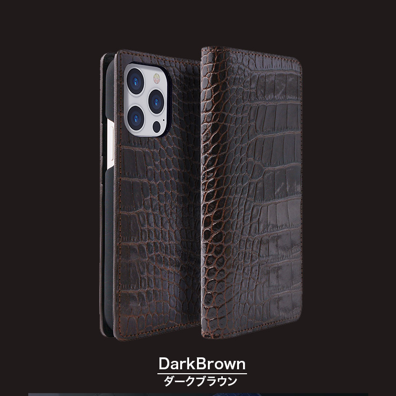 ABBI SIGNATURE『イタリアンレザー クロコダイアリーケース』