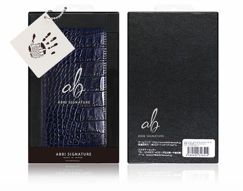 ABBI SIGNATURE『イタリアンレザー クロコダイアリーケース』のパッケージ