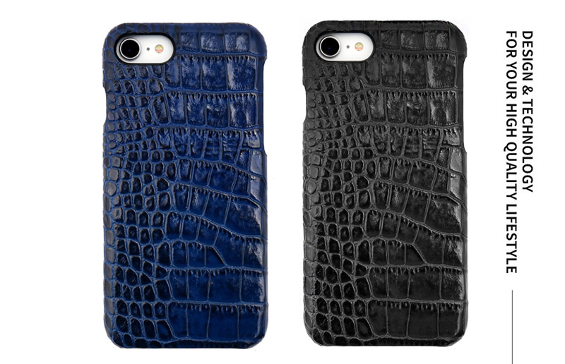 クロコダイルイタリアンレザーバックケース  for iPhone SE(第3世代)/SE(第2世代)/8/7