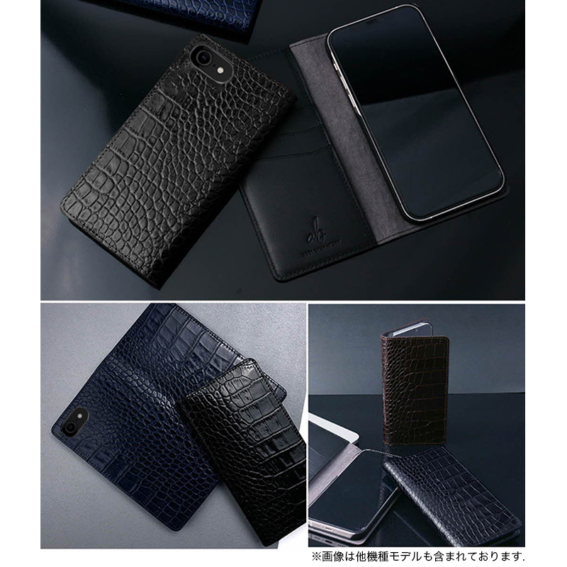 ABBI SIGNATURE『イタリアンレザー クロコダイアリーケース』