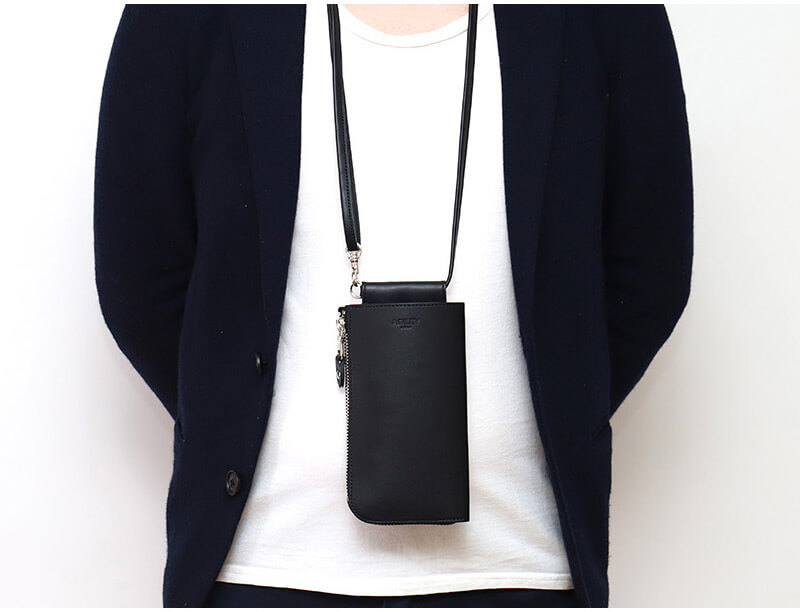 スマホポーチ+L字長財布