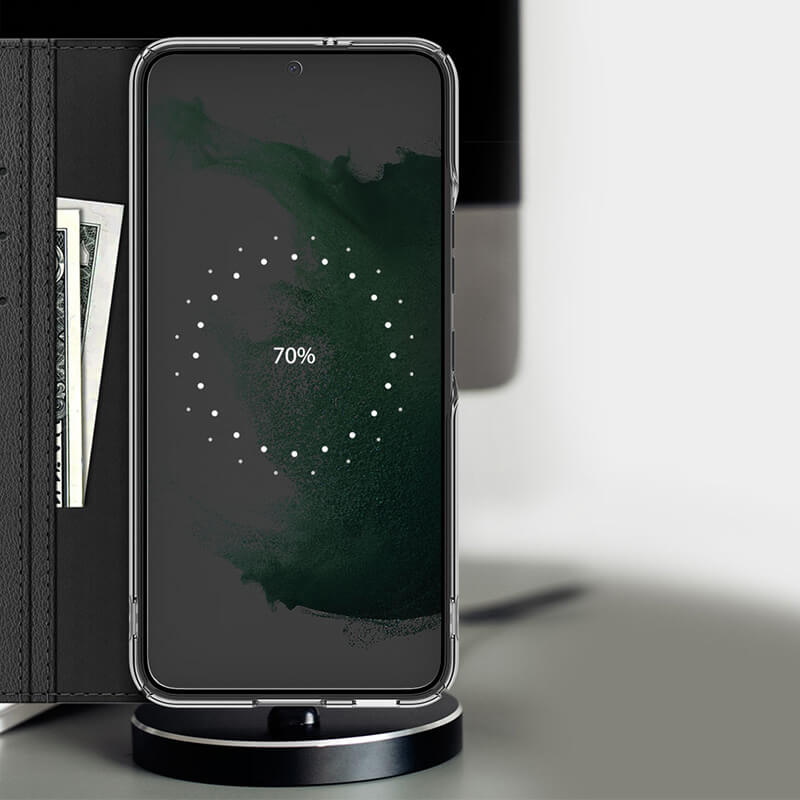 アラリーのマスタングダイアリー手帳型ケースはワイヤレス充電対応