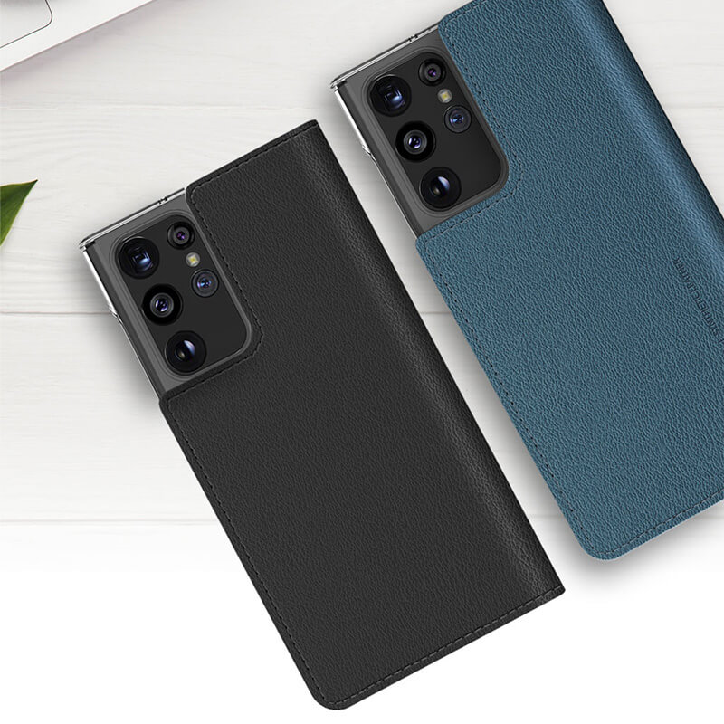 アラリーのマスタングダイアリー手帳型ケースは、高級感のある美しいデザイン