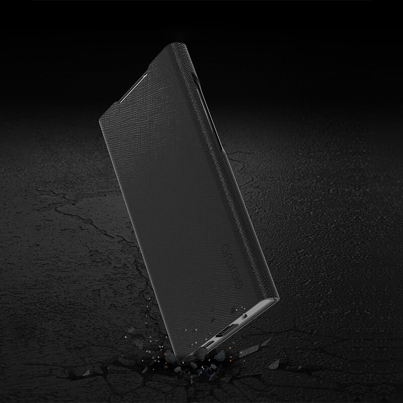 アラリーのボンネットスタンド手帳型ケースには高い衝撃吸収能力があります。