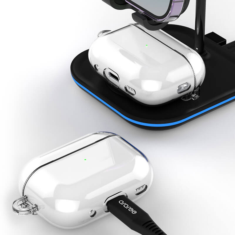 ワイヤレス充電＆ケーブル充電対応