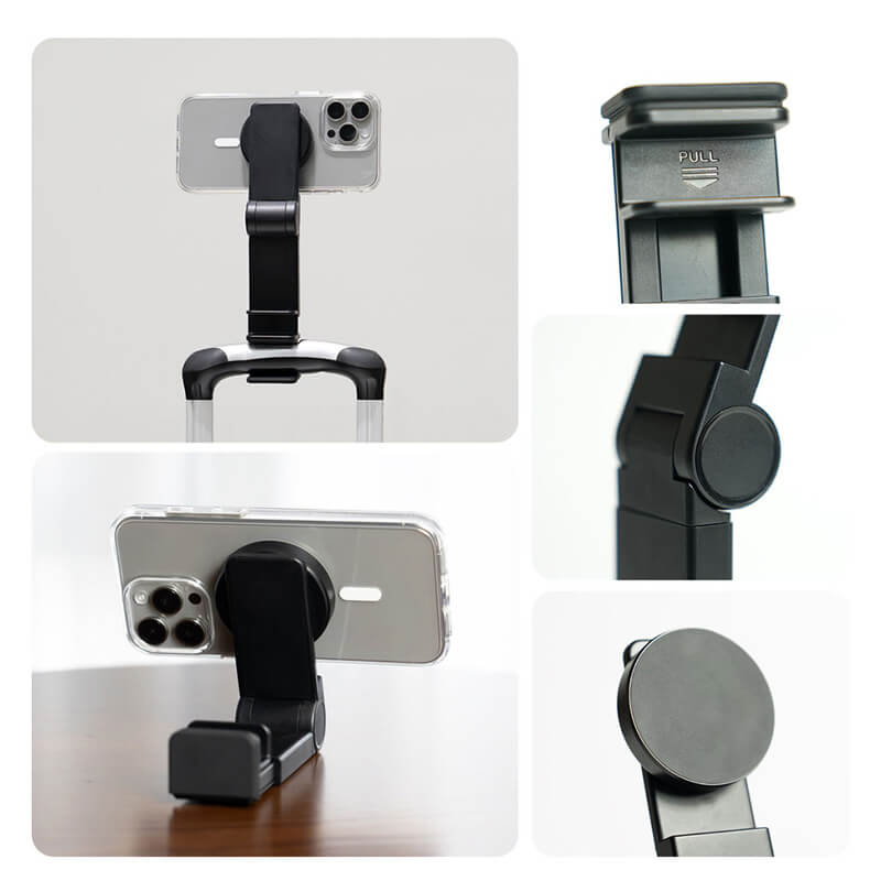 コンパクトで持ち歩きやすい、iPhoneマウントです。旅行やおでかけをより快適で楽しいものにします。