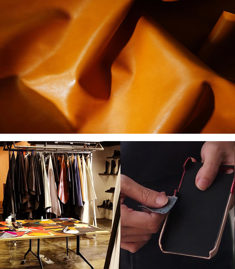 上質なイタリアンレザーを使用