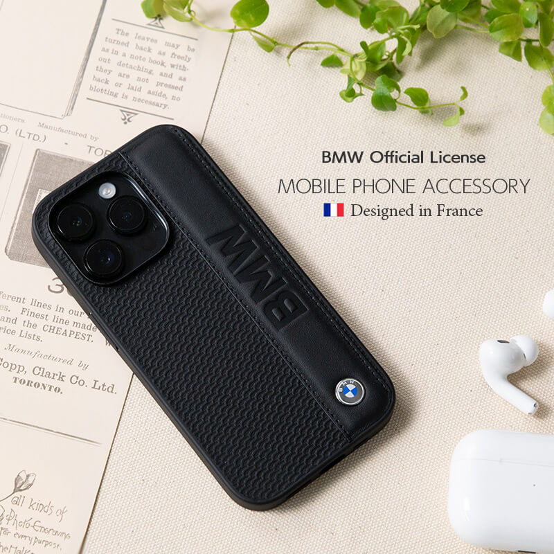 上質な本革を使用したBMW公式ライセンスiPhoneケース