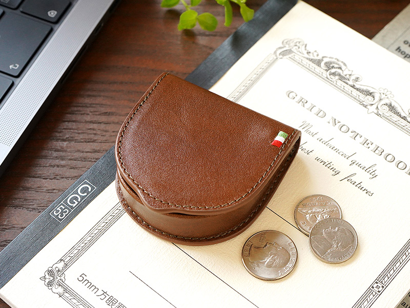 MILAGRO タンポナートレザー 馬蹄型コインケース