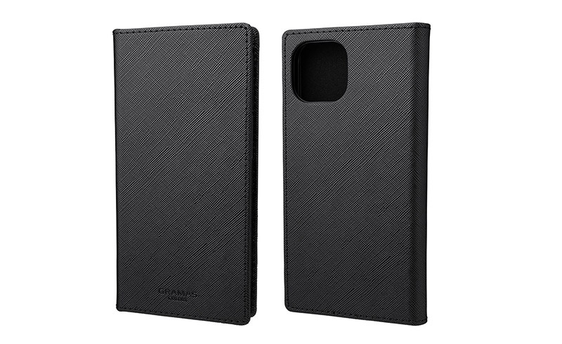 『G-FOLIO サフィアーノPUレザー フォリオケース』は上質な質感と手触り