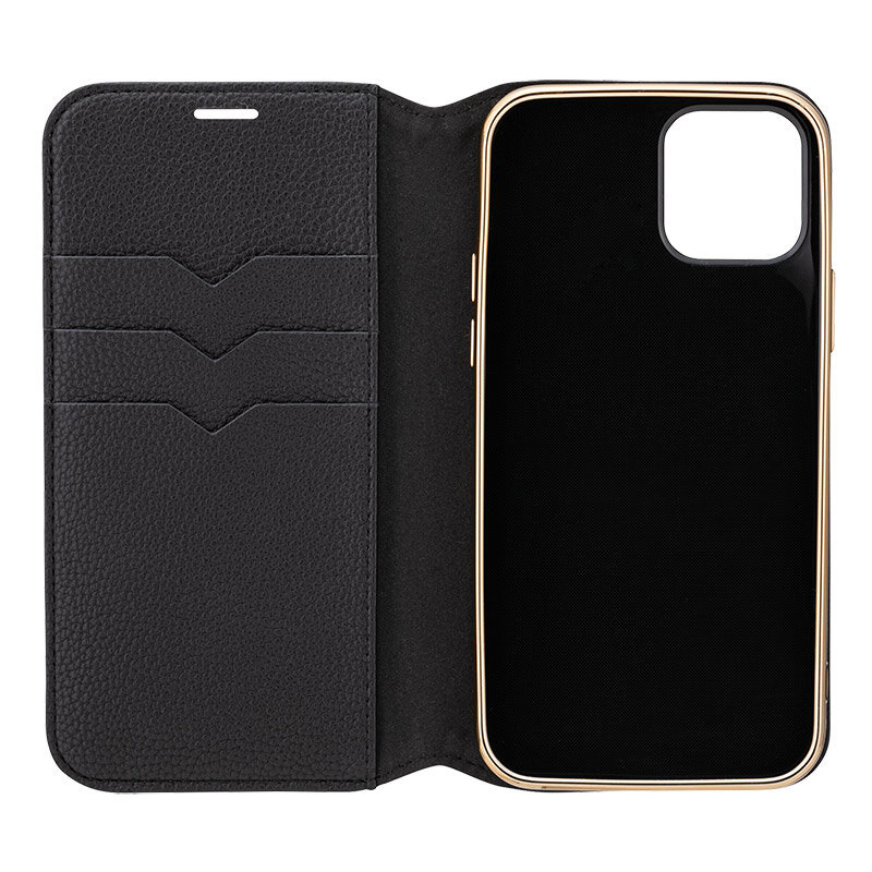 耐衝撃TPUケース Shrink PU Leather Book Case