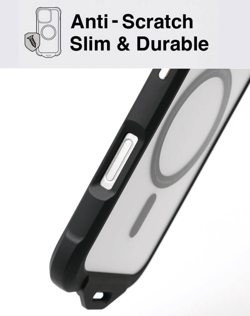 スリムでありながら傷防止加工を施し、耐久性を実現