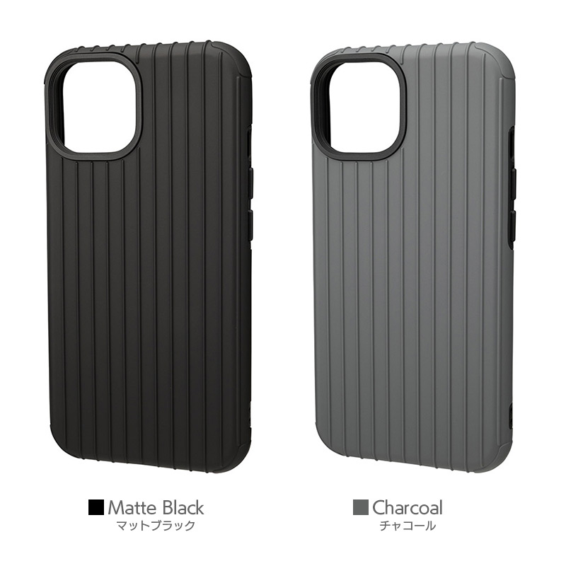 GRAMAS COLORS Rib ハイブリッドケース、マットブラック、チャコール