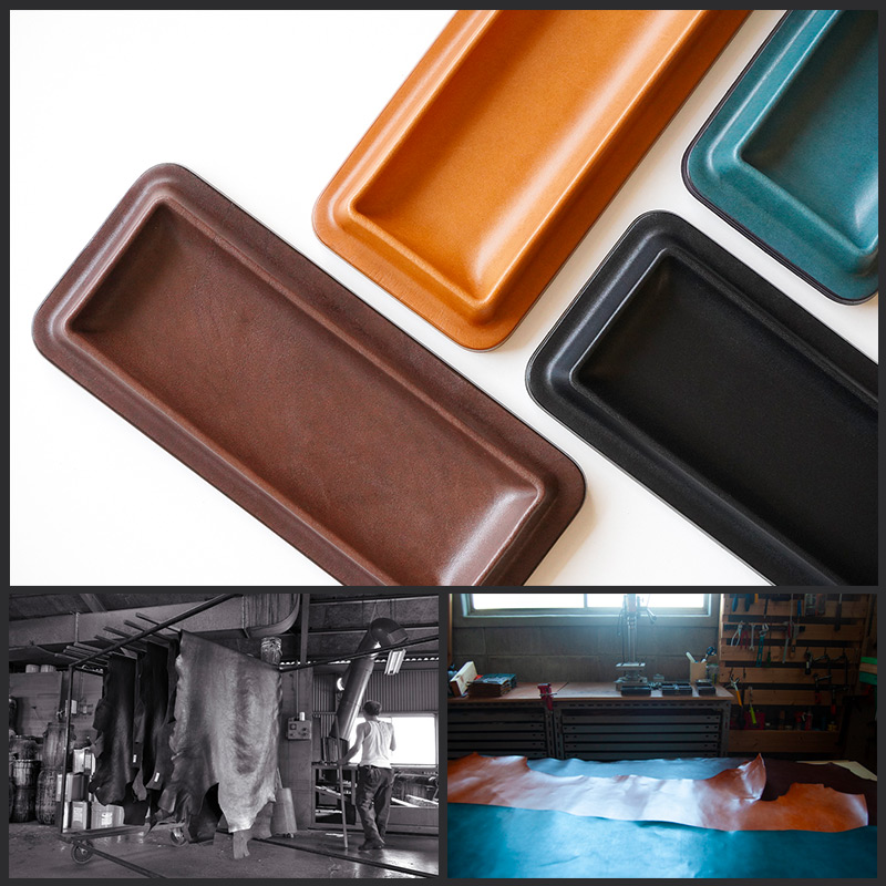 使うほどに味わい深く変化するレザートレーMサイズ