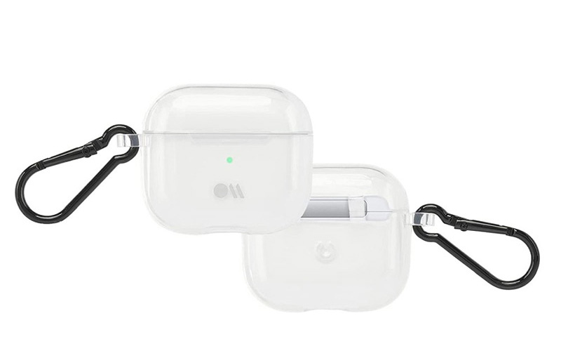 シンプルで使いやすいカラビナ付きのケース