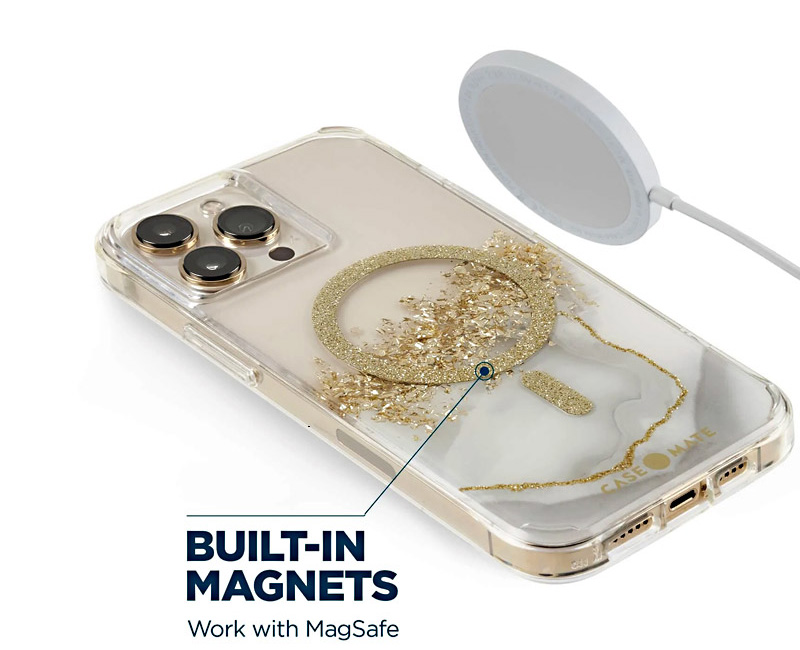 Case-Mate 【MagSafe完全対応】 KARAT MARBLE iPhone14/ iPhone14Pro 耐衝撃 抗菌
