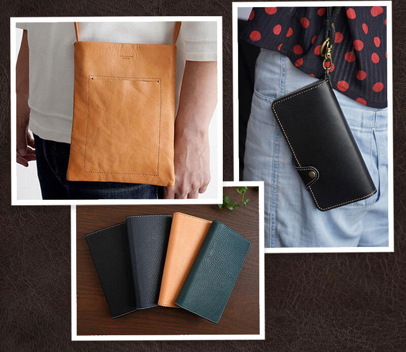 靴以外にも、バッグや小物、ウェアなど、幅広く使えます。