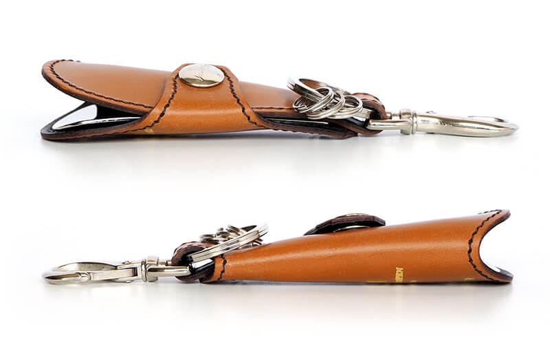 英国製ブライドルレザー使用 靴べらキーホルダー