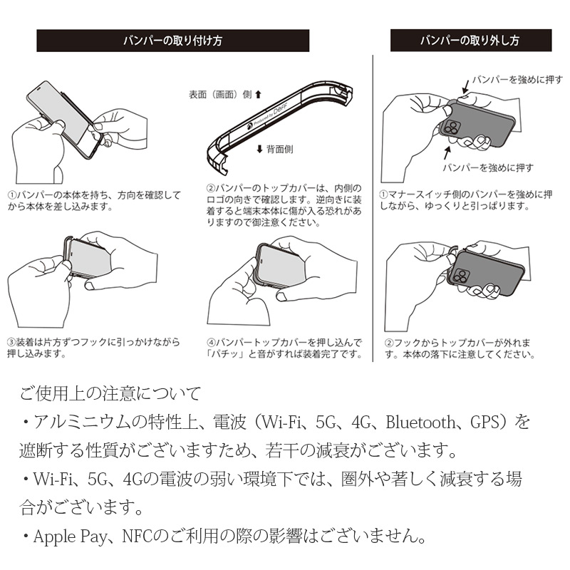 バンパーの取り付け方