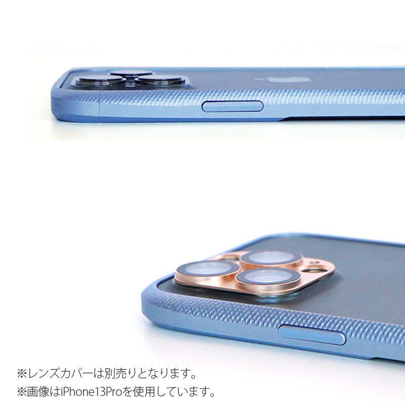 Deff製カメラレンズプロテクター「HYBLID CAMERA LENS COVER」と同時利用可能。