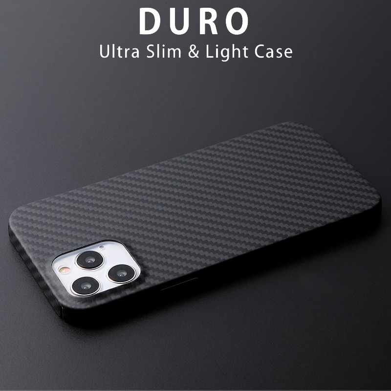 シンプルで美しい艶消マット仕上げ Ultra Slim & Light Case DURO iPhone13 ProMax ケース 背面 カバー