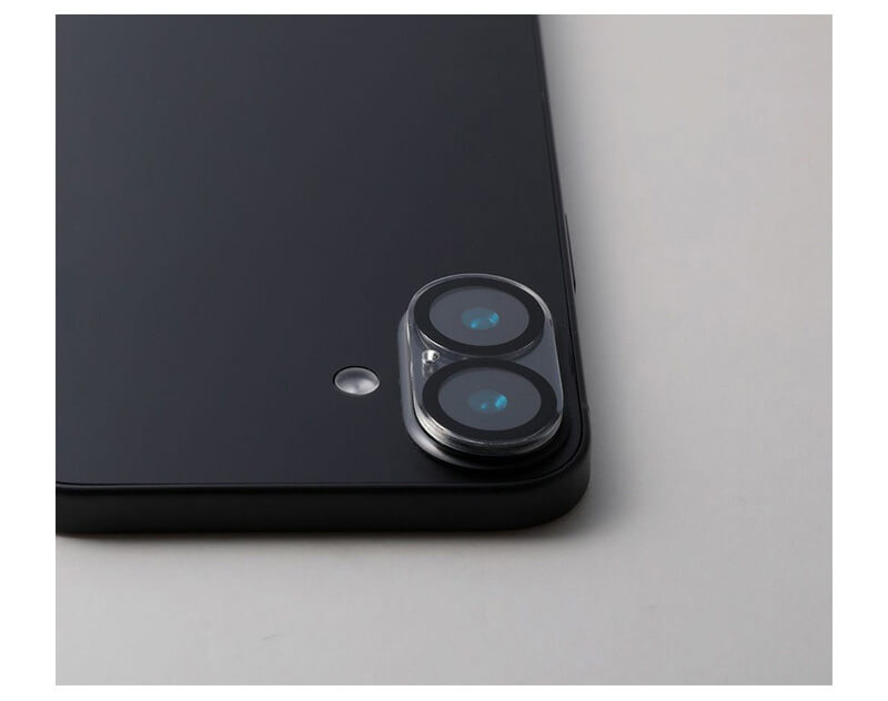 クリア透明なカバーでiPhoneカメラを保護