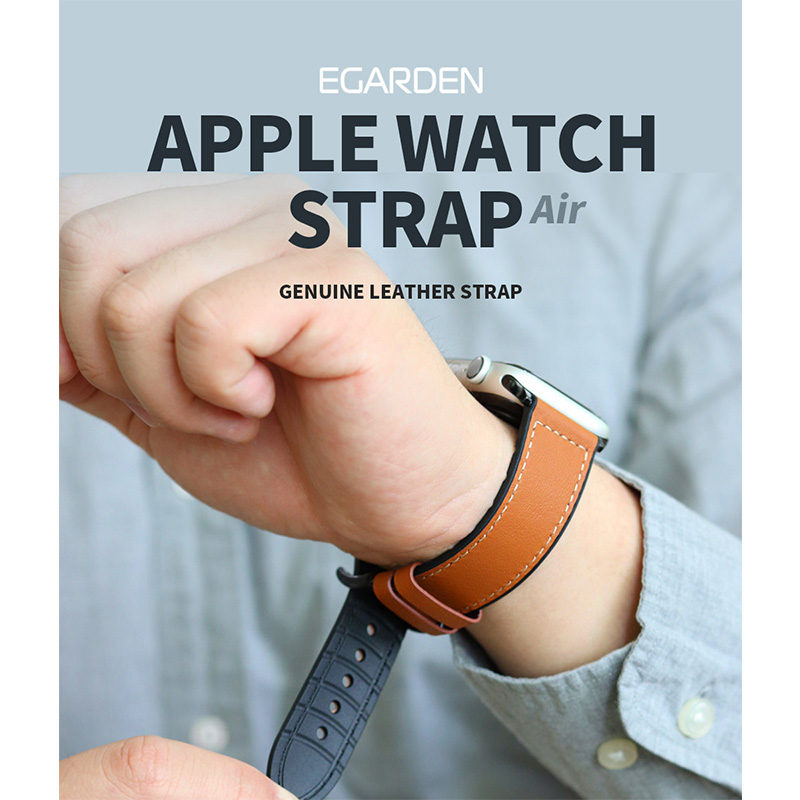 AppleWatch交換バンド、EGARDEN GENUINE LEATHER STRAP AIR