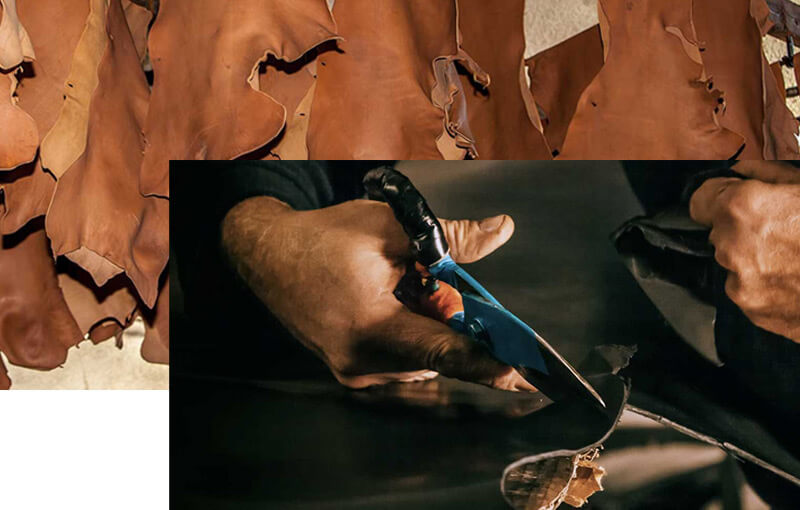 老舗タンナーの上質なバケッタレザー