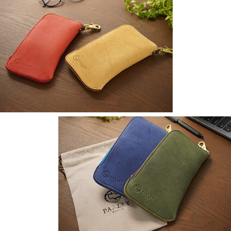 極厚4mm鹿革がスマホケースを保護します