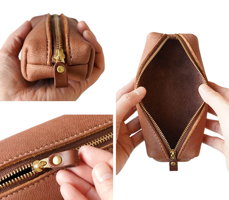 フィンランド産エルクレザーペンケース