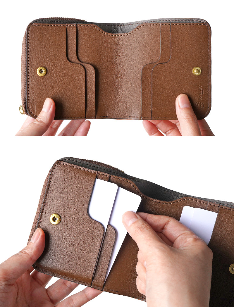 取り出しやすいカードポケット