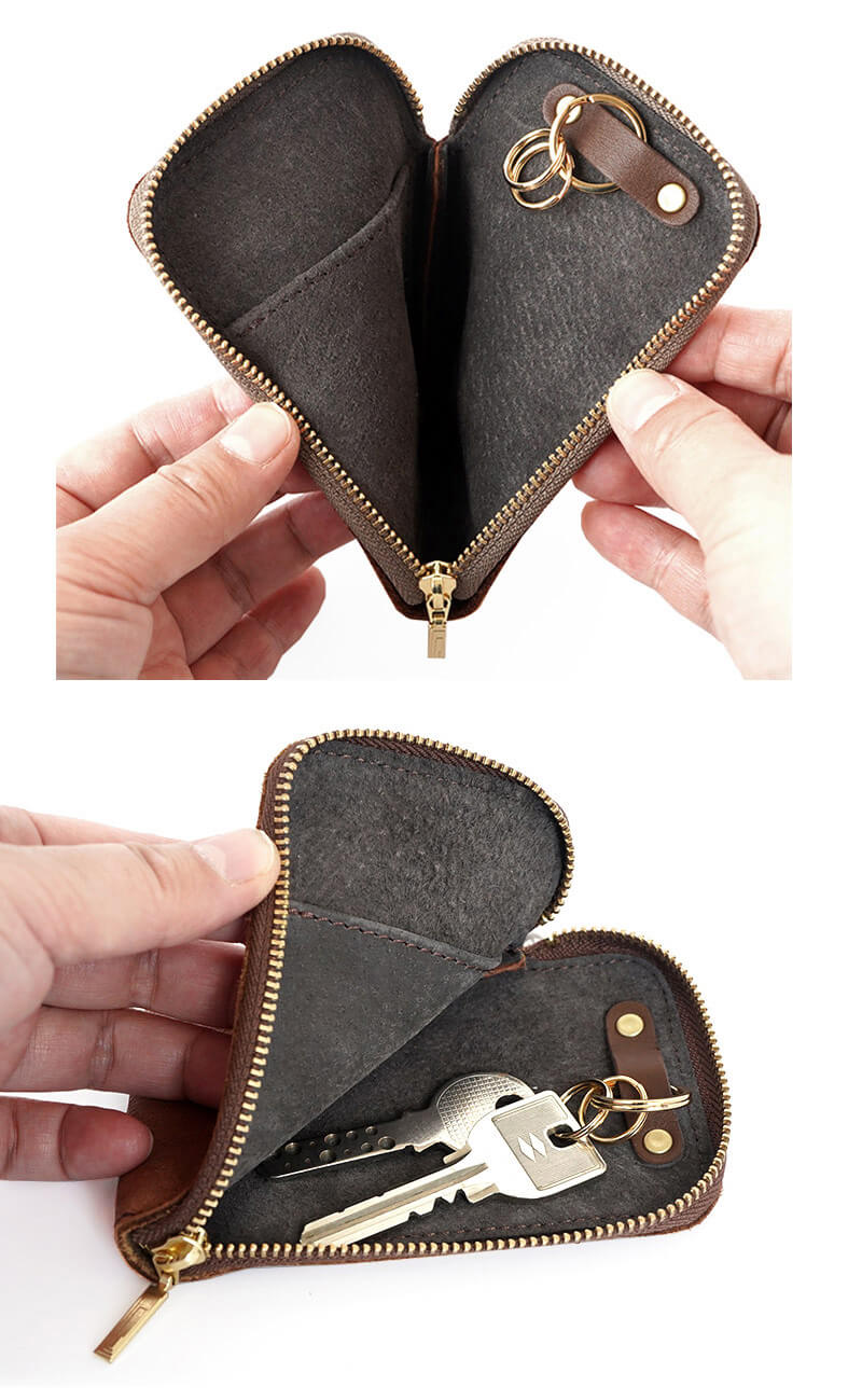 大きく開くL字ファスナー