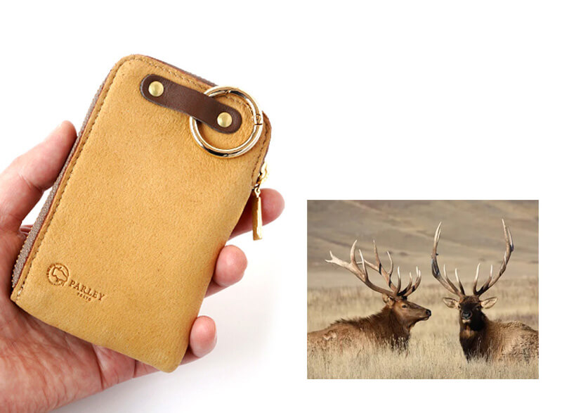 革工房 PARLEYフィンランド産エルク革のキーケース