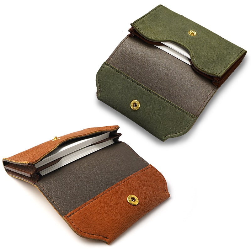 名刺50枚が収納可能、スマートに取り出せる