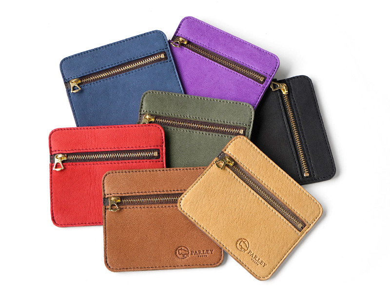 エルクレザーを使用したスリムウォレット