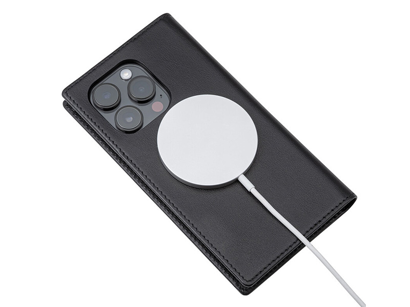 『G-FOLIO イタリアンジェニュインレザー フォリオケース』はMagSafe対応