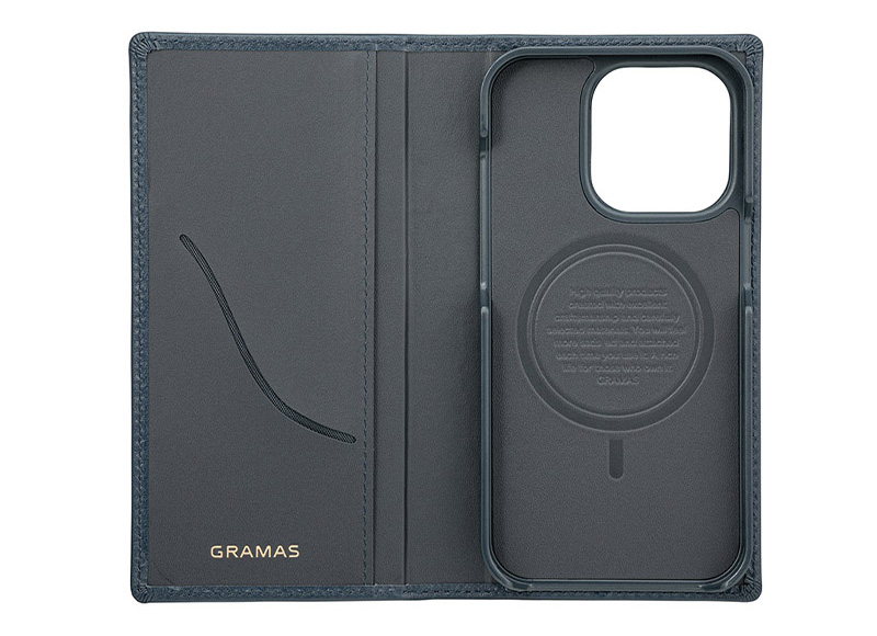 『G-FOLIO イタリアンジェニュインレザー フォリオケース』はMagSafe対応